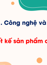 Bài 4. Thiết kế sản phẩm công nghệ